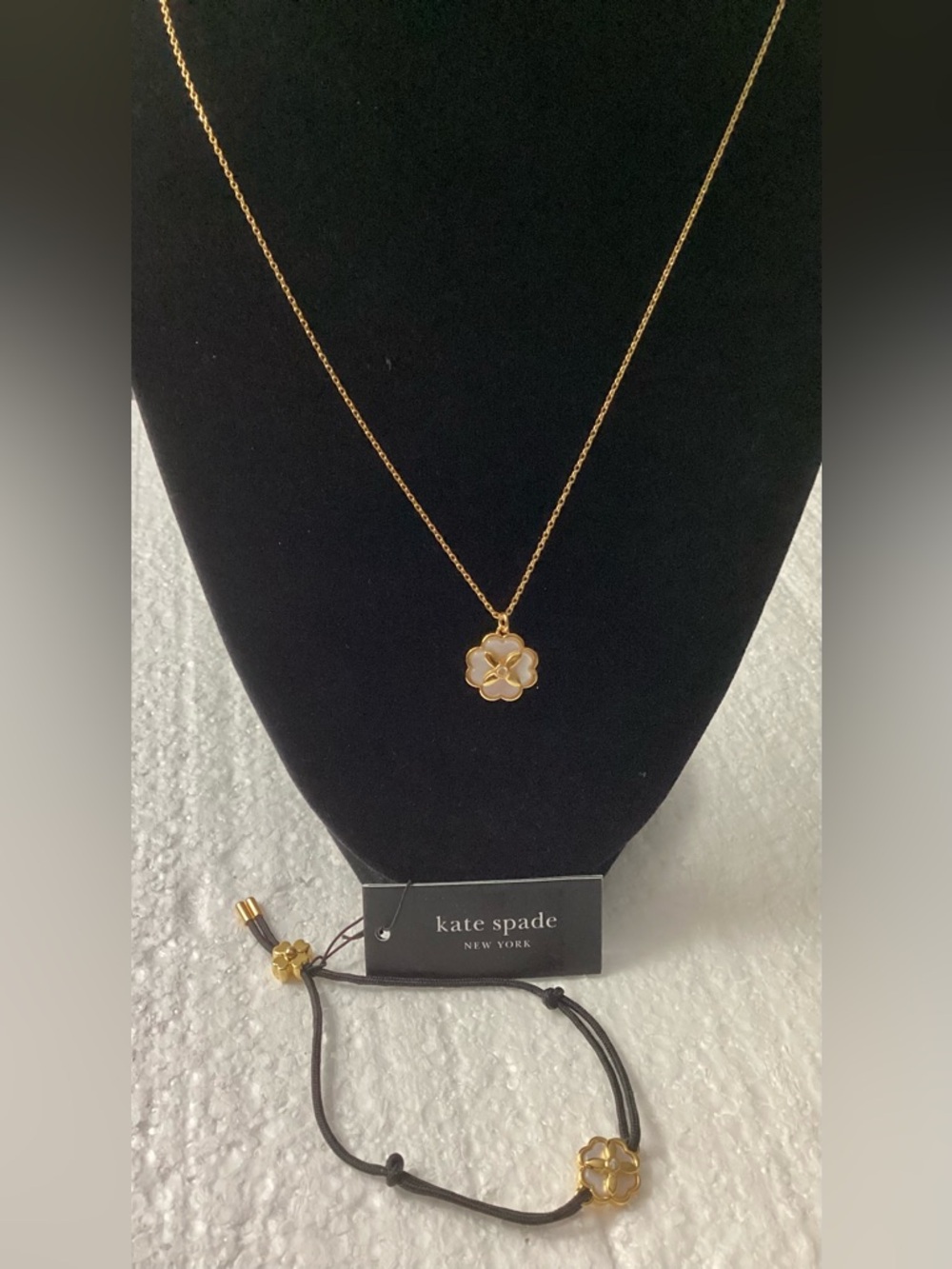 kate spade Heritage Bloom Pendant Necklace and Bracelet